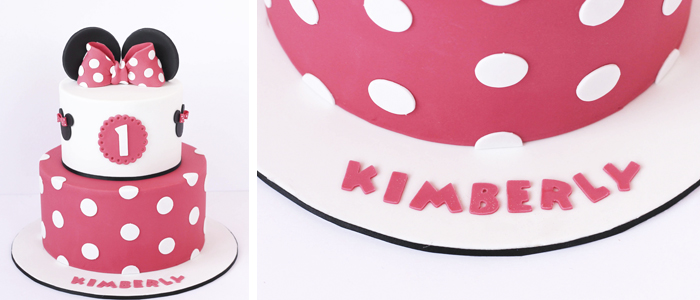 Dulces personalizados de Minnie Mouse
