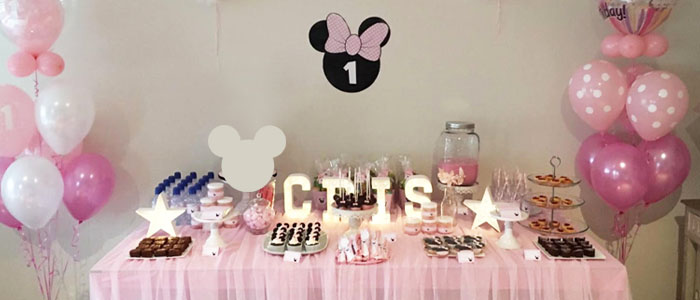 Mesa de dulces Minnie Mouse