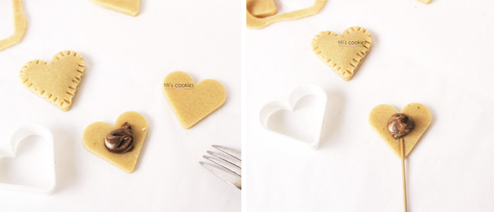 Piruletas de galleta
