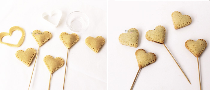 Piruletas de galleta
