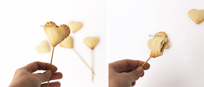 Piruletas de galleta