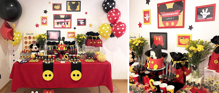 Mesa de dulces Mickey Mouse